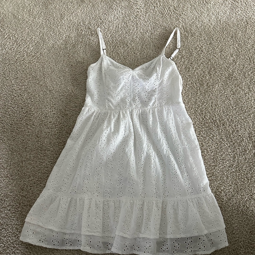 Hollister White Eyelet Sundress